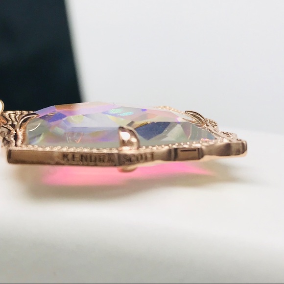 Kendra Scott Kristen Dichroic Glass RG earrings - Picture 3 of 4